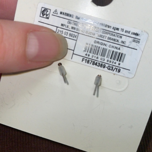 🧅 ‼️ SOLD ‼️ {FREE} a new day Rose Gold Teardrop Hoops - Picture 4 of 4